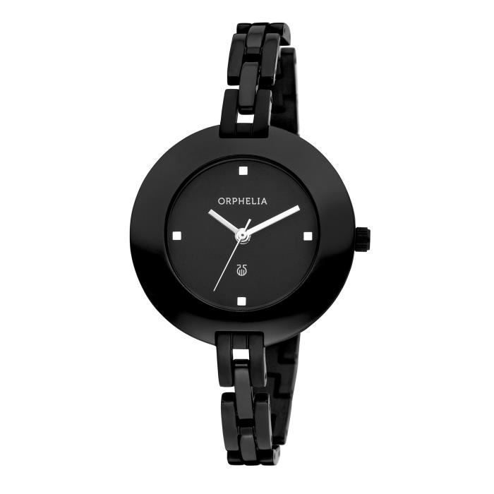 Orphelia - OR53271644 - Montre Femme - Quartz - Analogique - Bracelet céramique noir