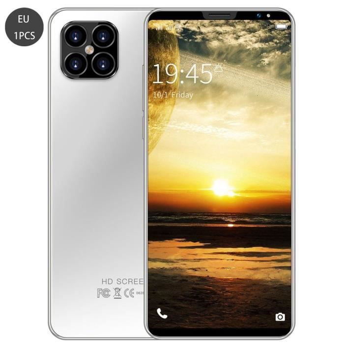 i12 pro 5,8 pouces smartphone EU blanc 4G + 512M