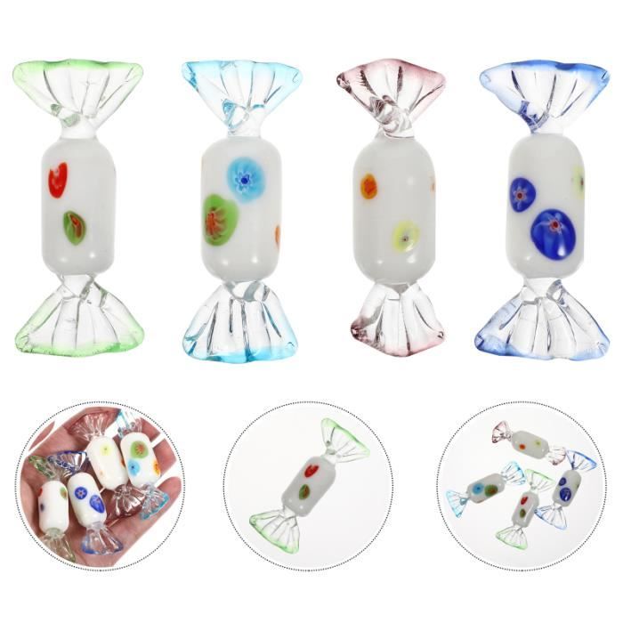 4 pcs Robuste Prime Durable Chic En Verre Bonbons Ornement Décor CARAFE A DECANTER - CARAFE A VIN - AERATEUR DE VIN