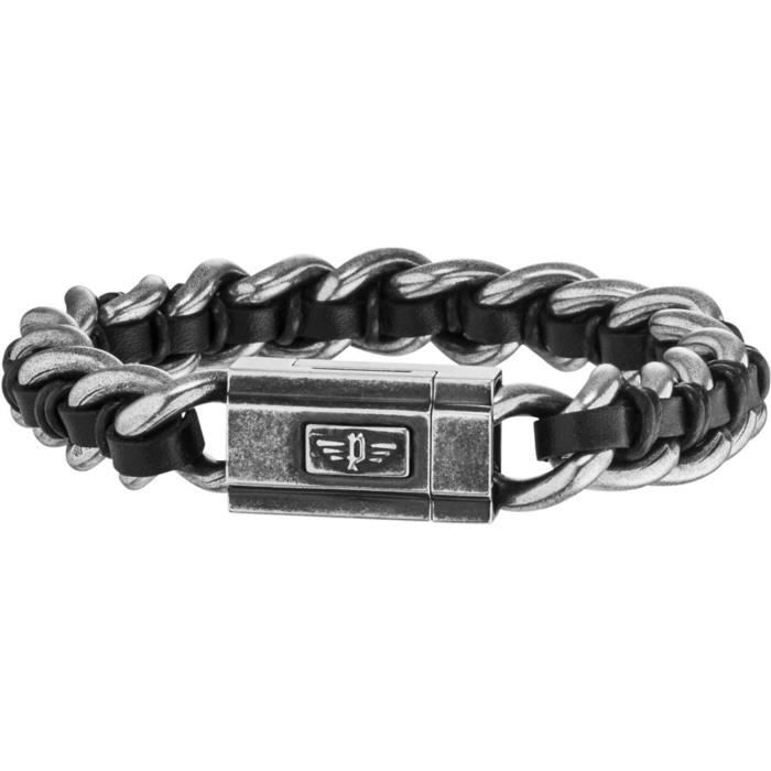 Bracelet homme POLICE SHOCK II S14ALK02B