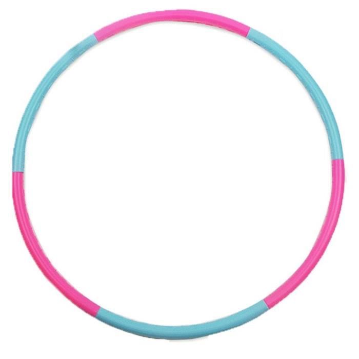 Exercice pondéré cerceau gymnastique portable gymnastique plastique fitness plastique cerceau pour enfants bleu rouge