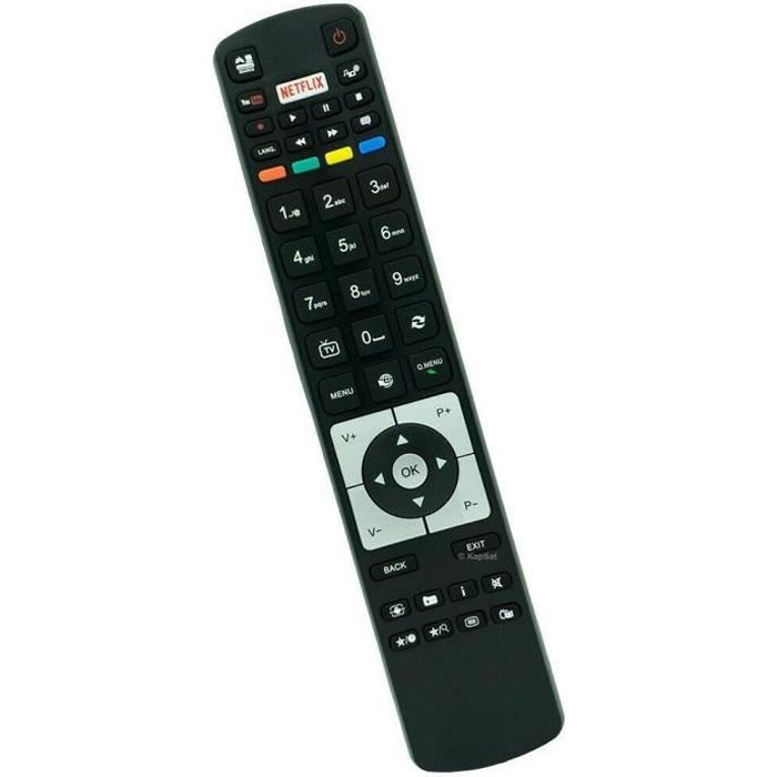 Télécommande d'origine TELEFUNKEN RC5118 Netflix & YouTube