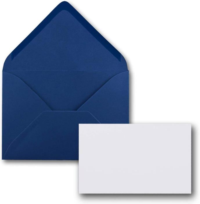 Cartes Remerciement Deuil - Lot de 75 Cartes + 75 Enveloppe Blanches