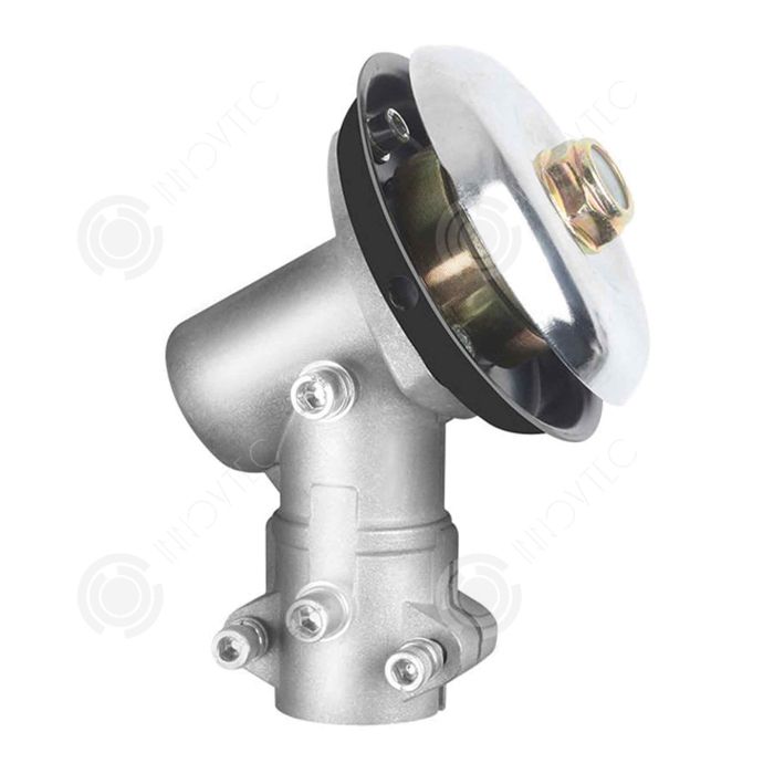 Renvoi D'angle Pour Débroussailleuse 26 Mm - Tête D'engrenage Universelle - Rond De 9 Dents - En Alliage D'aluminium Et Acier - Antirouille