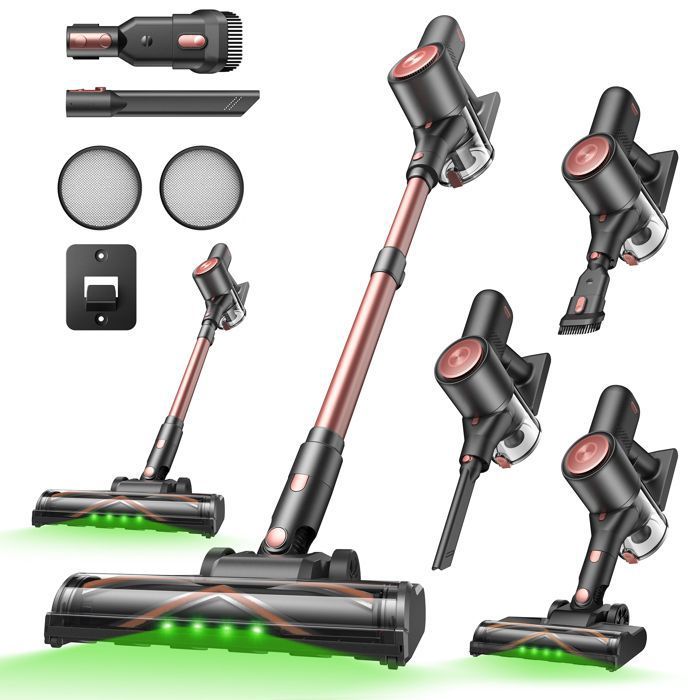 Aspirateur Balai sans Fil Vactidy Blitz VP10 Pro - 100 AW/55 kPa/400 W - Écran LED - Batterie Amovible - Tube télescopique - Léger