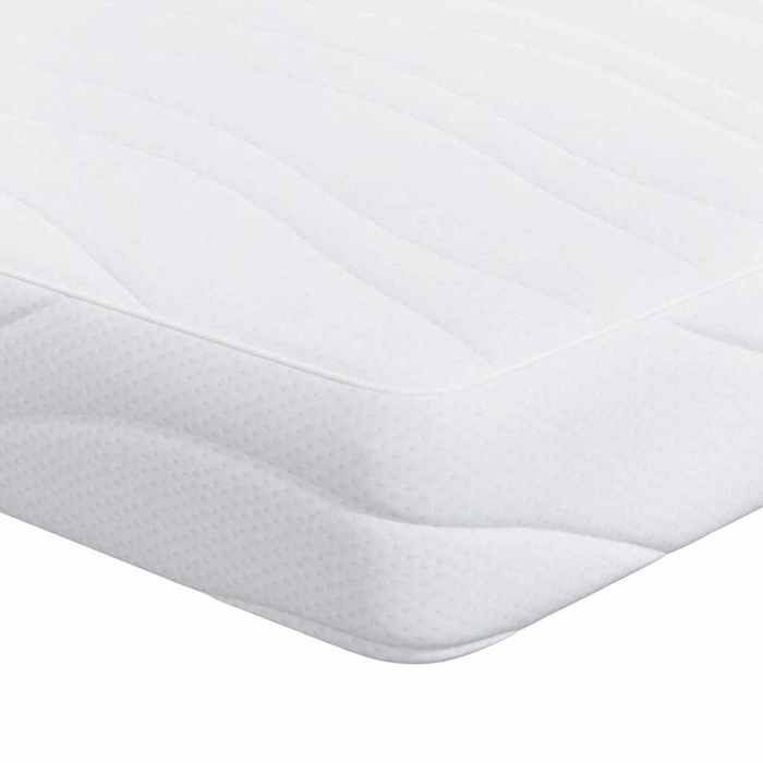 Black Friday Matelas Blanc - BURKE - accessoire pour lit - 90x200 cm Mousse à mémoire de gel mm625