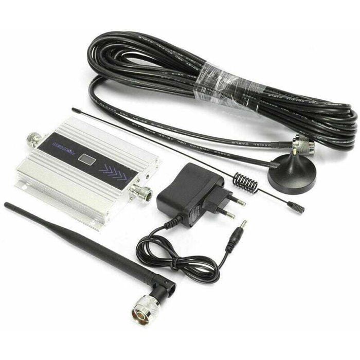 Amplificateur de Signal GSM 900MHz Répéteur 2G 3G 4G Amplificateur Cellulaire LTE DCS 1800 2100 Pour Téléphone Portable - UE-
