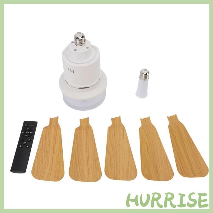 Ventilateurs de plafond à visser petit ventilateur de plafond à intensité facile à installer avec télécommande pour - Garosa