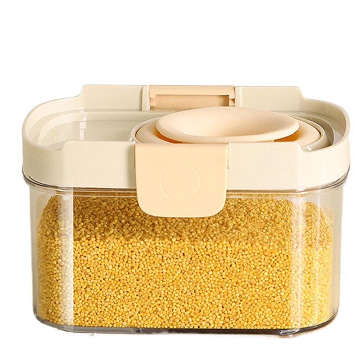 Distributeur de rangement en acrylique distributeur de céréales transparent récipient de conservation alimentaire distributeur