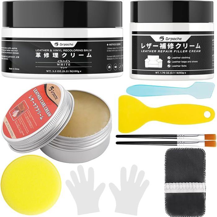 Kit Reparation Cuir 100g Bnc Teinture Cuir Réparer Les Fissures du Cuir sièges de Voiture canapés Sacs en Cu PRODUIT ENTRETIEN CUIR