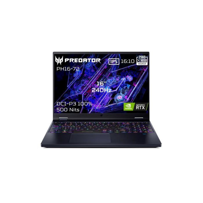 Portable Gaming - Acer - Predator Helios 16 PH16-72-98Z7 - 16 pouces - Intel Core i9 - 32 Go RAM