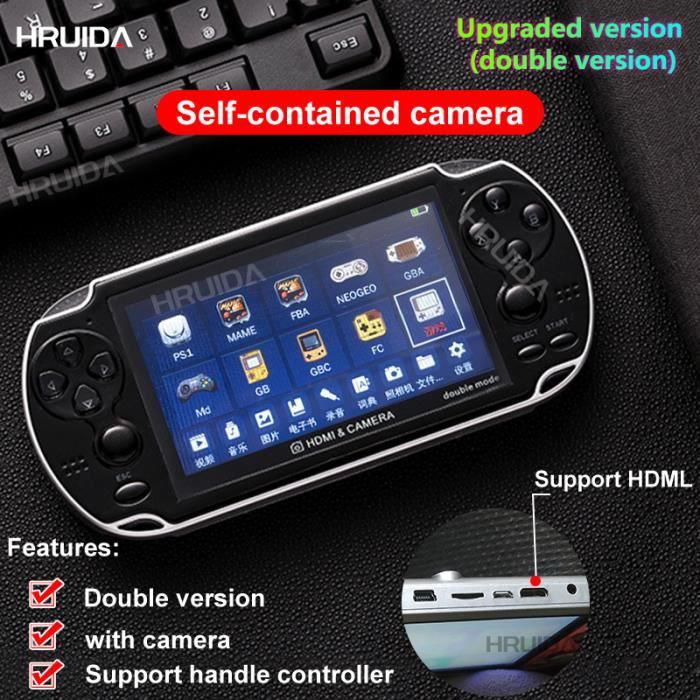 R36 Console de jeu vidéo portable ultra rétro écran IPS WIFI 4.0 pouces lecteur