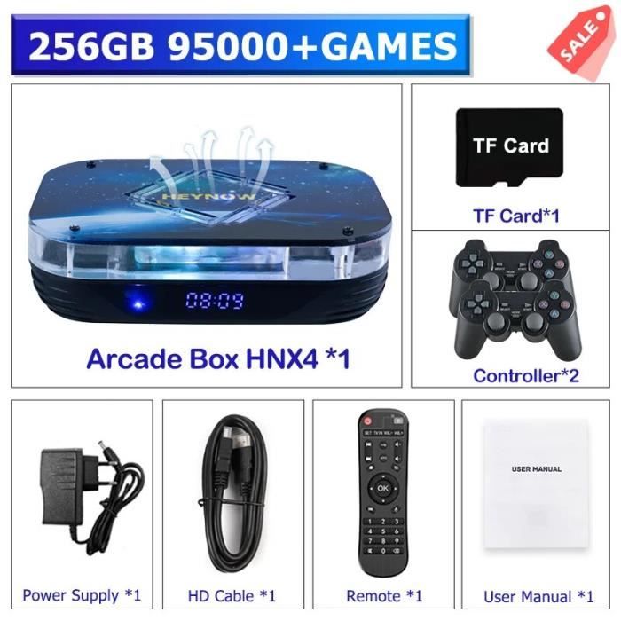 Black Hawk X9 - Console De Jeu Portable Rétro - Plus De 4000 Jeux Intégrés (NES, SNES, Game Boy, Etc.) - Écran Couleur, Batterie Rechargeable, Connexion TV Possible