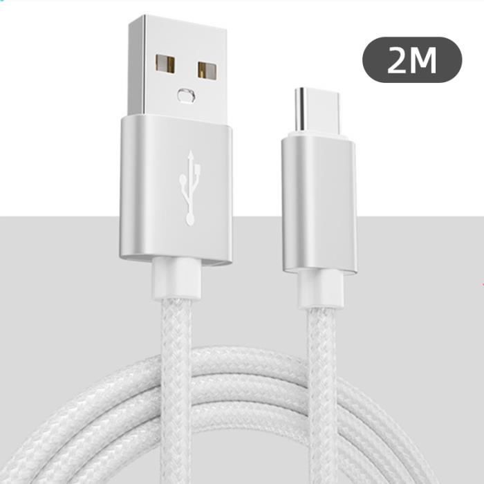 Câble de chargement OcioDual USB vers Micro USB pour manette PS4/Xbox One 3  m