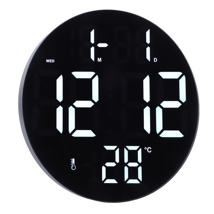 3D LED Horloge Numérique Lumineux Mode Horloge Murale Multifonctionnel Creative USB Plug dans Horloge Électronique Décoration de La Maison  15
