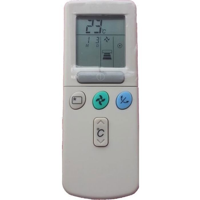DERCLIVE Telecomando per condizionatore d/'aria di raffreddamento per Hitachi RAR-2A1 RAR-52P1 RAR-2SP1 RAR-3U4 RAR-2P2