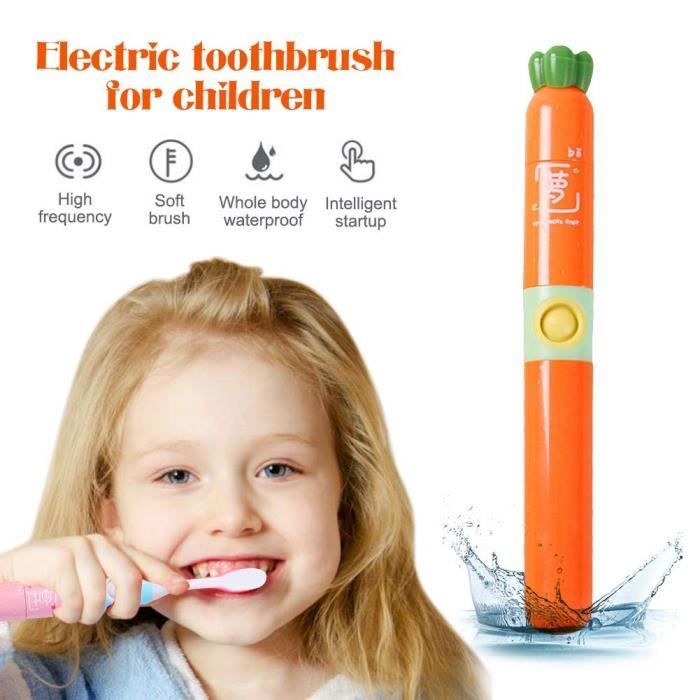 Brosse A Dents Electrique Enfant Orange Cdiscount Electromenager