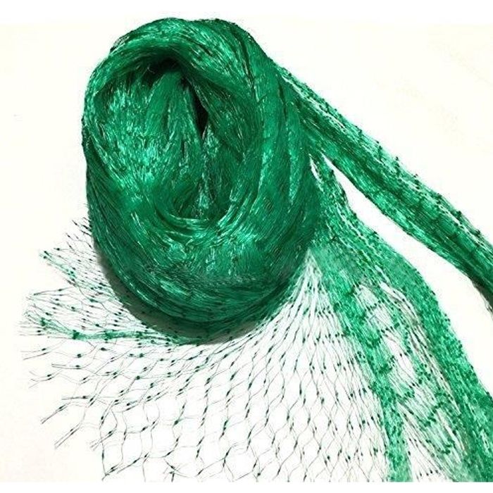 Filet Anti-Oiseaux Vert , Filet de Protection Anti Oiseaux et Animaux Filet Jardin Idéal pour Légumes, Étangs 4*10M -LAV