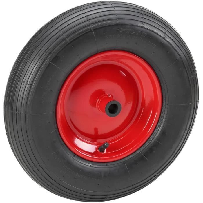 Meister Roue Gonflable 340 Mm Pour Brouette - Jante Acier, Capacité 180 Kg - 810900