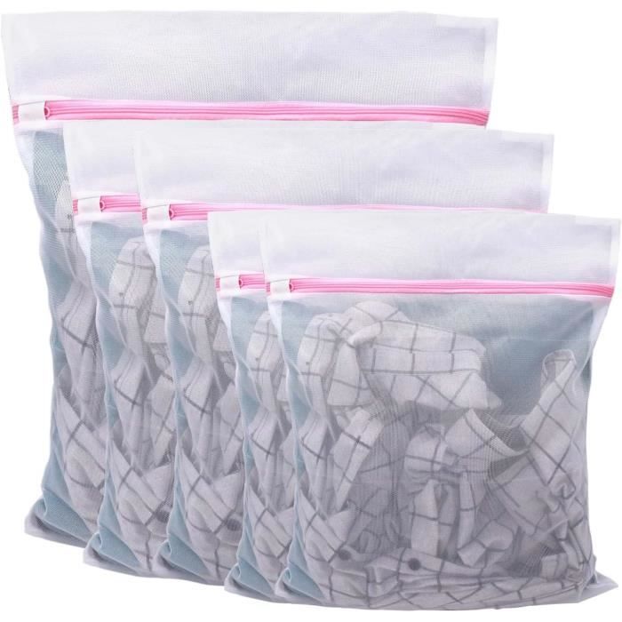 2 Filets à Linge Machine à Laver 70x90 Cm - Sacs Réutilisables Avec Cordon - Protection Vêtements Délicats