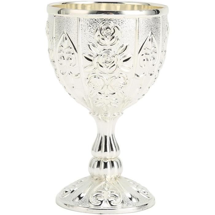Tasse Portable Pliable En Métal Vintage USA 1997 - Verre à Shot Pliant Coquille Argenté