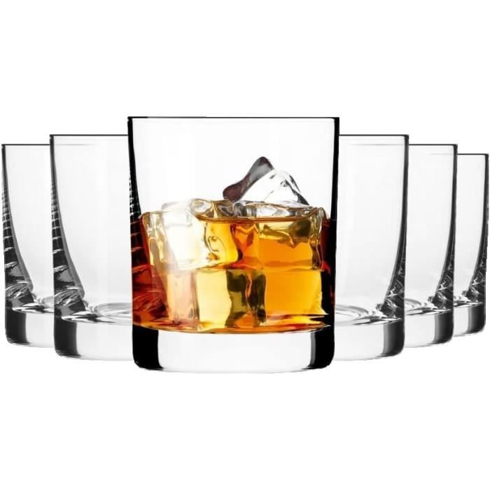 Verre à whisky en cristal de style européen, ensemble de 7 pièces