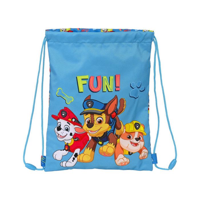 Sac à Dos Enfant Paw Patrol Officiel - Compartiment Principal + Poches Latérales - École, Aventure