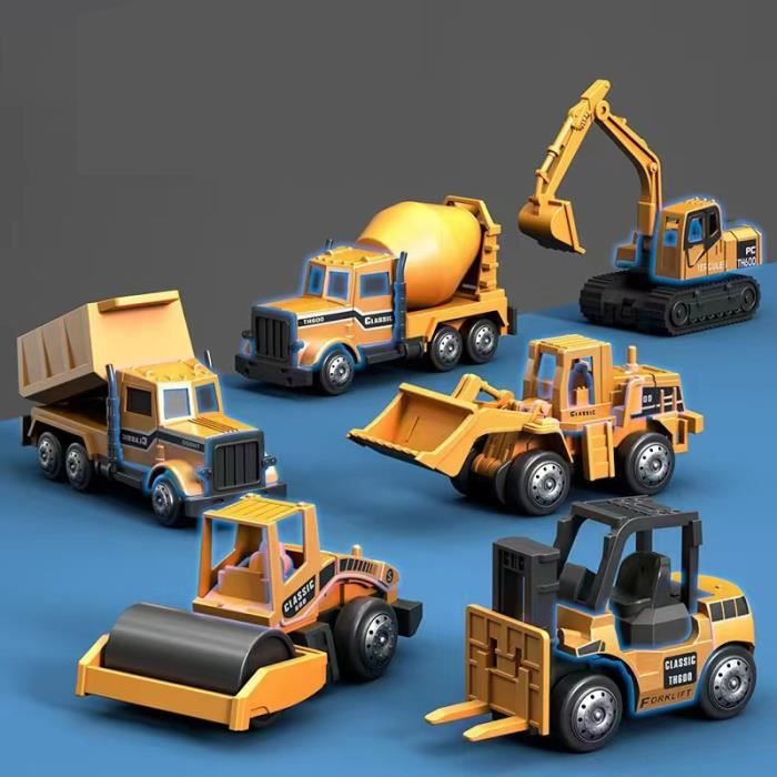 Petit ingénierie VE - Ensemble de bulldozer d'ingénierie en alliage pour  garçons, grue, camion de constructio
