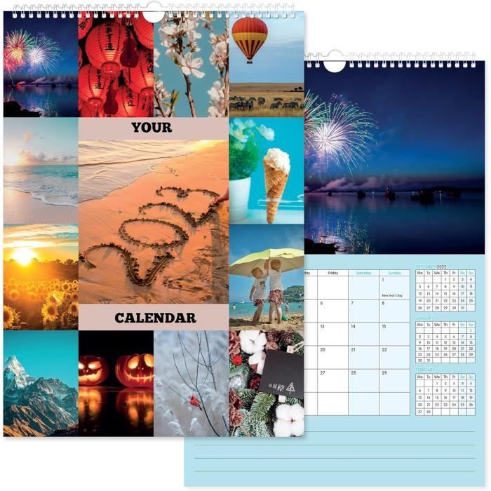 AT-A-GLANCE Calendrier Mural 2023 – Grand 30,5x68,6 Cm – Vue 3 Mois, Spirale (Déc 2022 à Fév 2024)