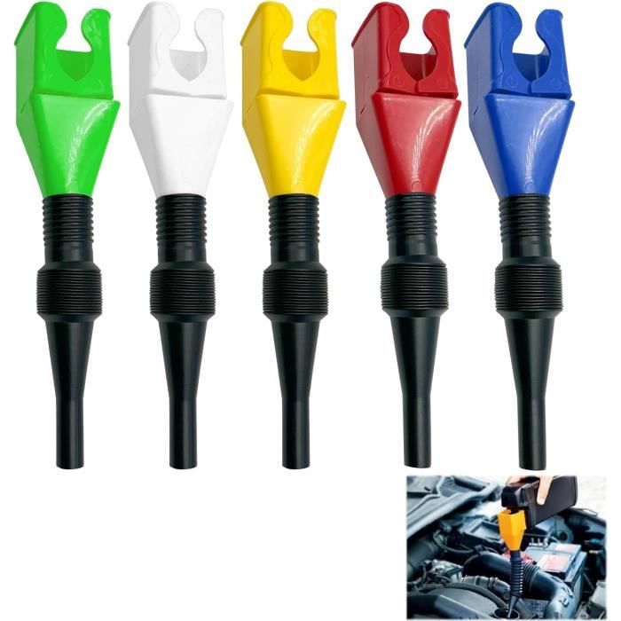 Entonnoir Plastique Sécurité Entonnoir Auto ToM PaR Angulaire - Pour Carburant, Huile, Liquide Lave-Glace Entonnoir Poignée