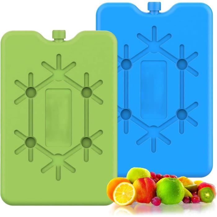 Lot De 4 Blocs Réfrigérants Réutilisables Cepewa – 20x30 Cm | Maintien Du Froid 8h Pour Sac Isotherme