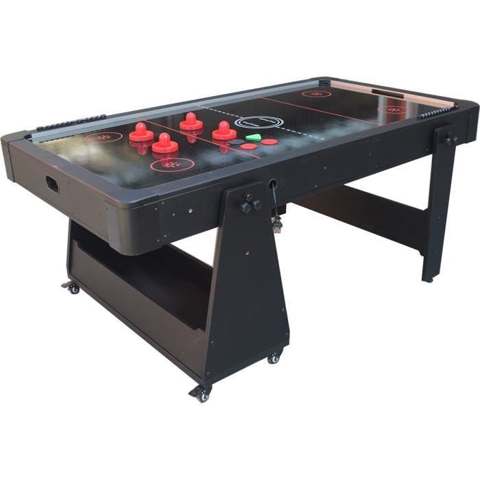 Table de billard et air hockey - Charlsten - Multi - Pliable