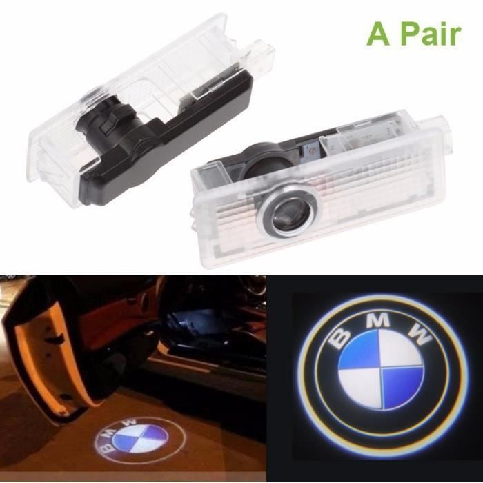 8pcs / set Led de porte de voiture Logo Projecteur laser Light pour BMW E60 E61 M5 F10 F07 5 séries