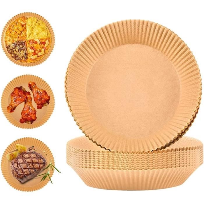 HONYAO Papier Cuisson Air Fryer 100 Pièces, 20x20 cm XXL Carré Paper Sulfurisé pour Friteuse a Air 5-8 L, Airfryer Parchemin Accessoires compatible avec Cosori Philips Cecotec Friteuse Sans Huile HONYAO Papier Cuisson Air Fryer 100 Pièces, 20x20 cm XXL Carré Paper Sulfurisé pour Friteuse a Air 5-8 L, Airfryer Parchemin Accessoires compatible avec Cosori Philips Cecotec Friteuse Sans Huile