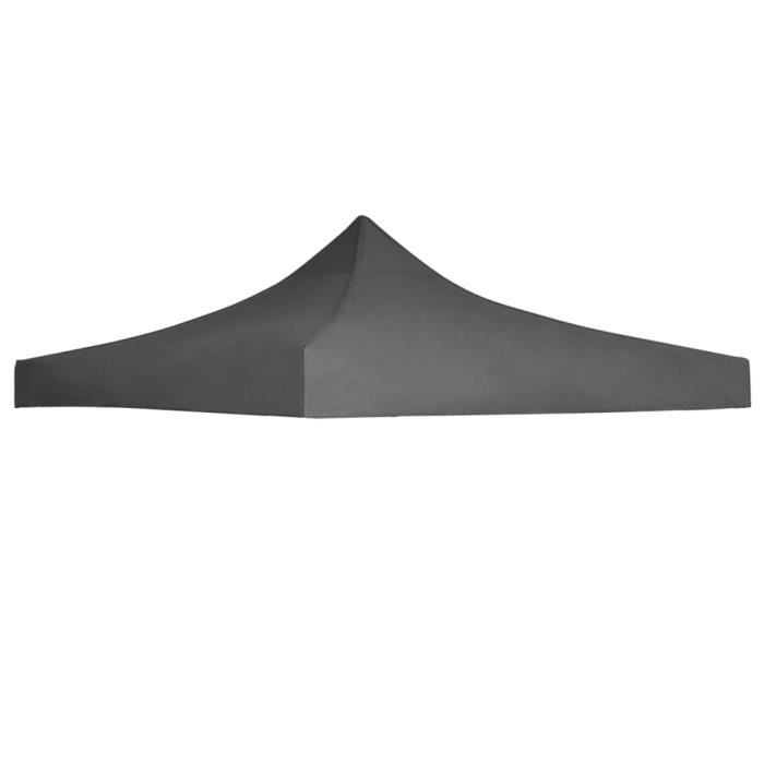 280®Mode-Design imperméableTONNELLE - BARNUM - BELLE Toit de tente de réception 3 x 3 m Anthracite jardin Polyvalent29 x 29 m