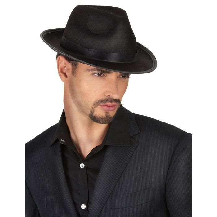 Chapeau Borsalino tissu noir PTIT Clown re40389 