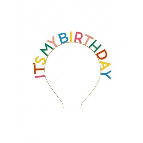 Chapeau Cloche 'It's My Birthday' Unisexe - Taille Unique, Polyester - Pour Anniversaire, Fête, Déguisement