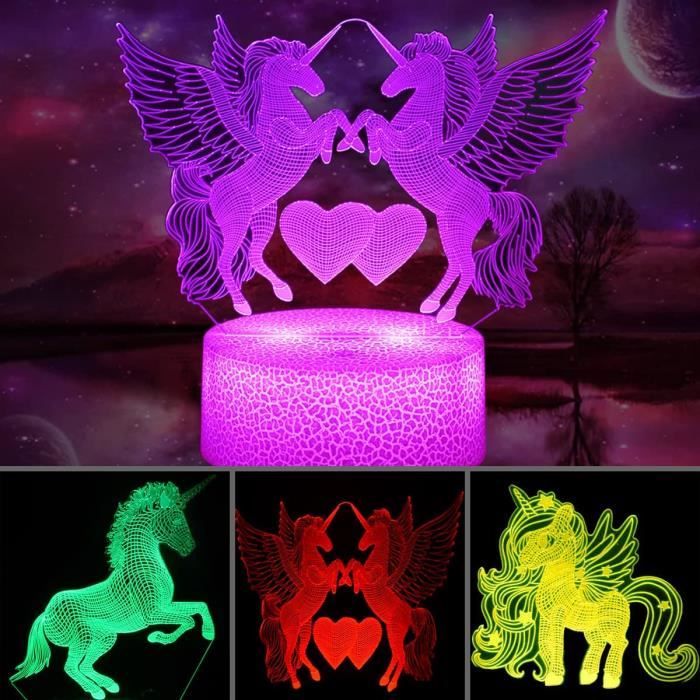 jouet licorne lumineuse