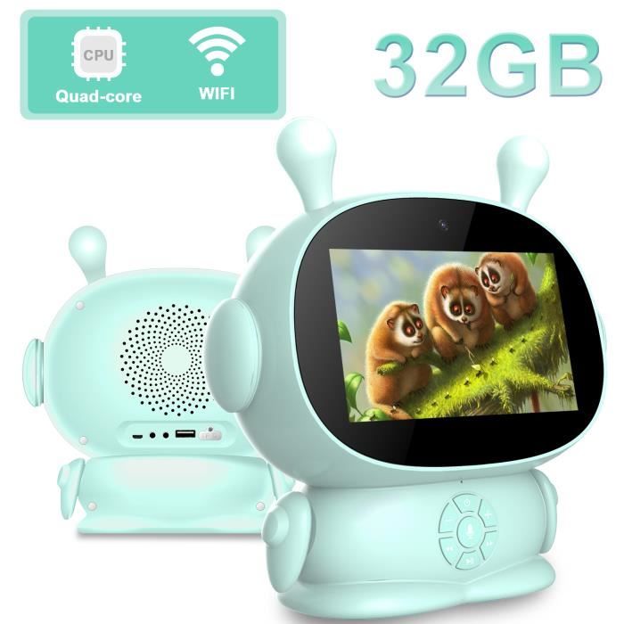 Android 8.1 Tablette PC 5.5 Pouces Jeux et logiciels éducatifs préférés des Enfants préinstallés Google Play Tablette Tactile Enfants Karaoké/Danse Cadeau: Microphone 32Go ROM/64Go Rose 