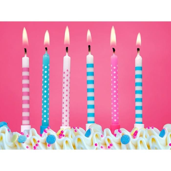 Bougies Anniversaire Rose Et Bleu Rayure Et Pois X6 Achat Vente Bougie Anniversaire Cdiscount Bougies Anniversaire Rose Et Bleu Rayure Et Pois X6 Achat Vente Bougie Anniversaire Cdiscount