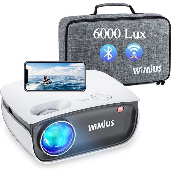WIMIUS P64 Vidéoprojecteur - 5G WiFi Bluetooth - Auto-Focus - 15000 Lumens  Full HD 1080P 4K 4P/4D Zoom - Cdiscount TV Son Photo
