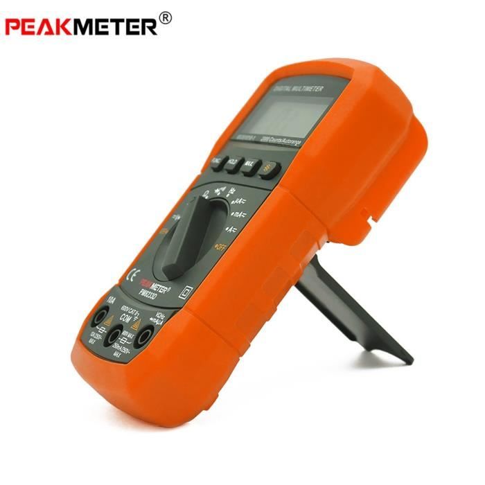 PEAKMETER PM8233D multifonctions multimètre numérique échelle