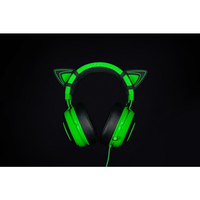 Casque - Razer - Kitty Ears for Kraken - Vert - Gaming - Stéréo