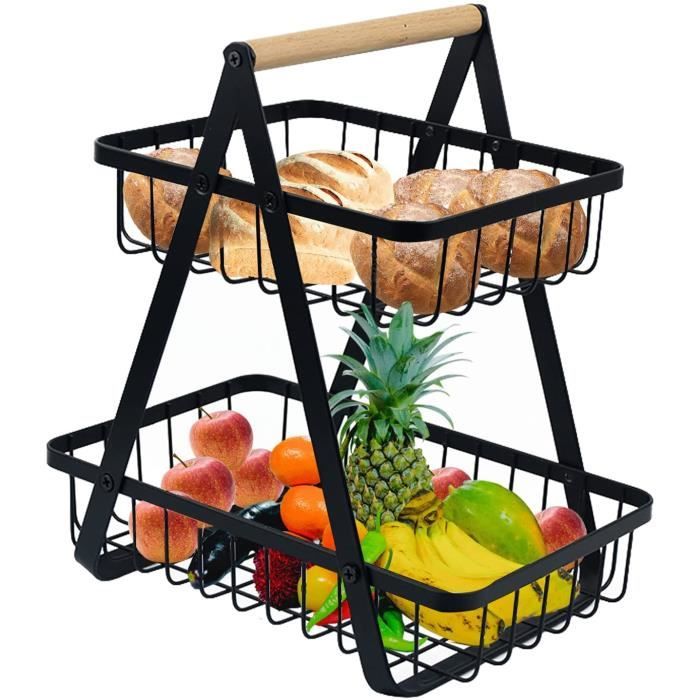 Plat En Laiton Art Déco - Panier à Fruits Géométrique Ancien France (1920-1949)