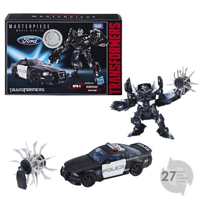 TRANSFORMERS Saga - Robot Barricade voiture police 15cm - Jouet les Prix  d'Occasion ou Neuf