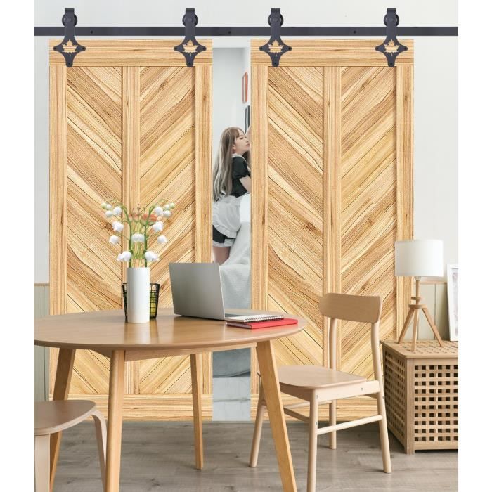Lot De 2 Rouleaux Coulissants En Acier Pour Porte De Grange Suspendue - Capacité 30 Kg, Compatible Rail G4-A