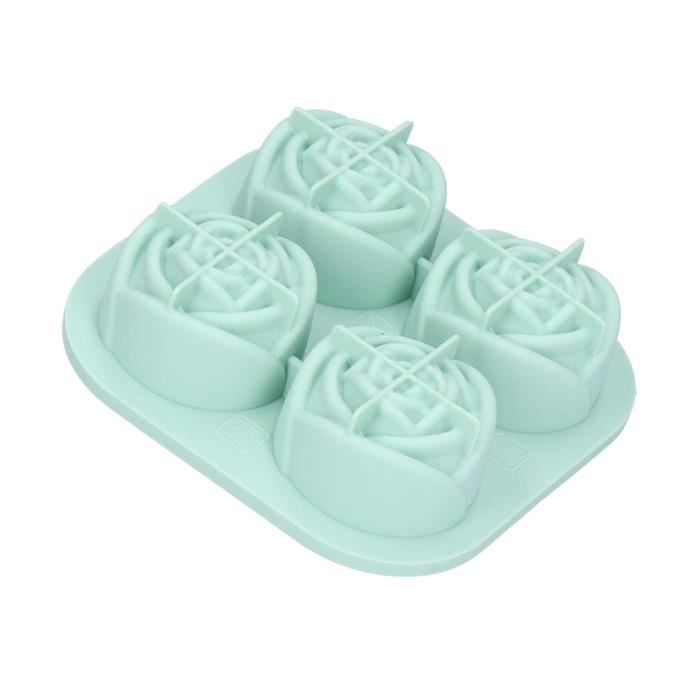 Lot De 4 Grands Moules En Silicone Pour Glaçons Ronds De 6,3 Cm[H126