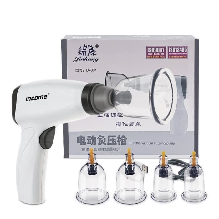 Kit Pompe Agrandissement Mammaire Ventouses Massage Sous Vide | Transparent 380g - Neuf