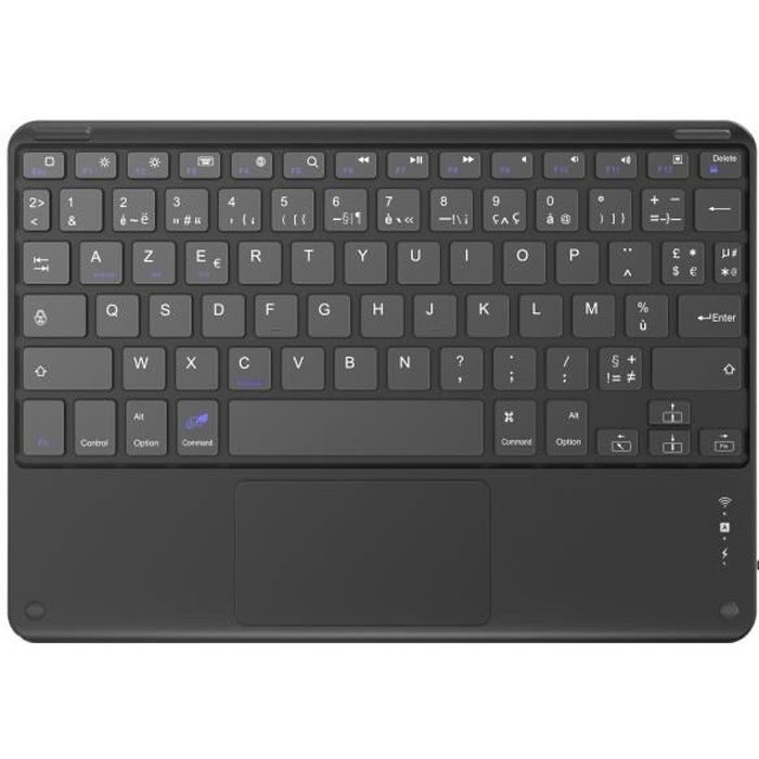 Mini clavier Ultra-mince sans fil Bluetooth 59 touches avec pavé tactile  pour tablette (Black), ✓ Meilleur prix au Maroc et ailleurs