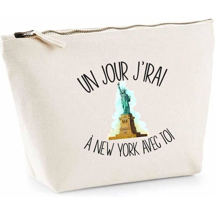 Trousse En Coton Personnalisable - Pochette Toilette Ou Maquillage, Cadeau élégant Femme Ou Collègue - 3